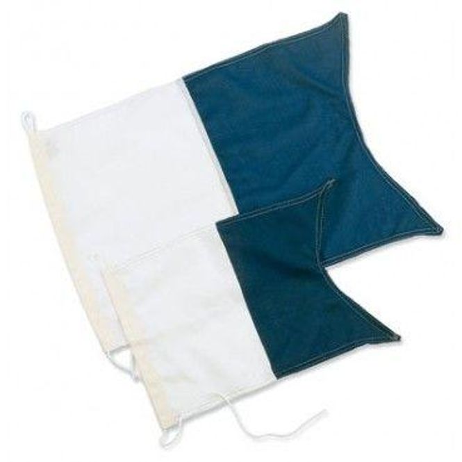 Hovedbilde Dykkeflagg ALFA 20x30 cm