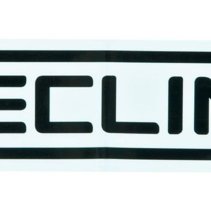 Klistremerke, Tecline Logo 6x20 cm