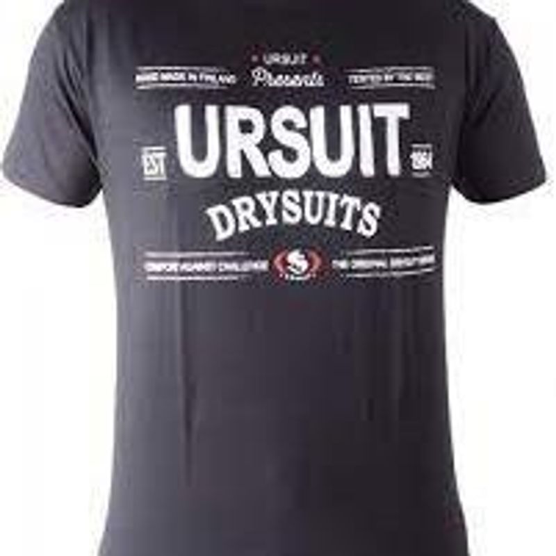 Ursuit T-skjorte Hvit logo assortert str
